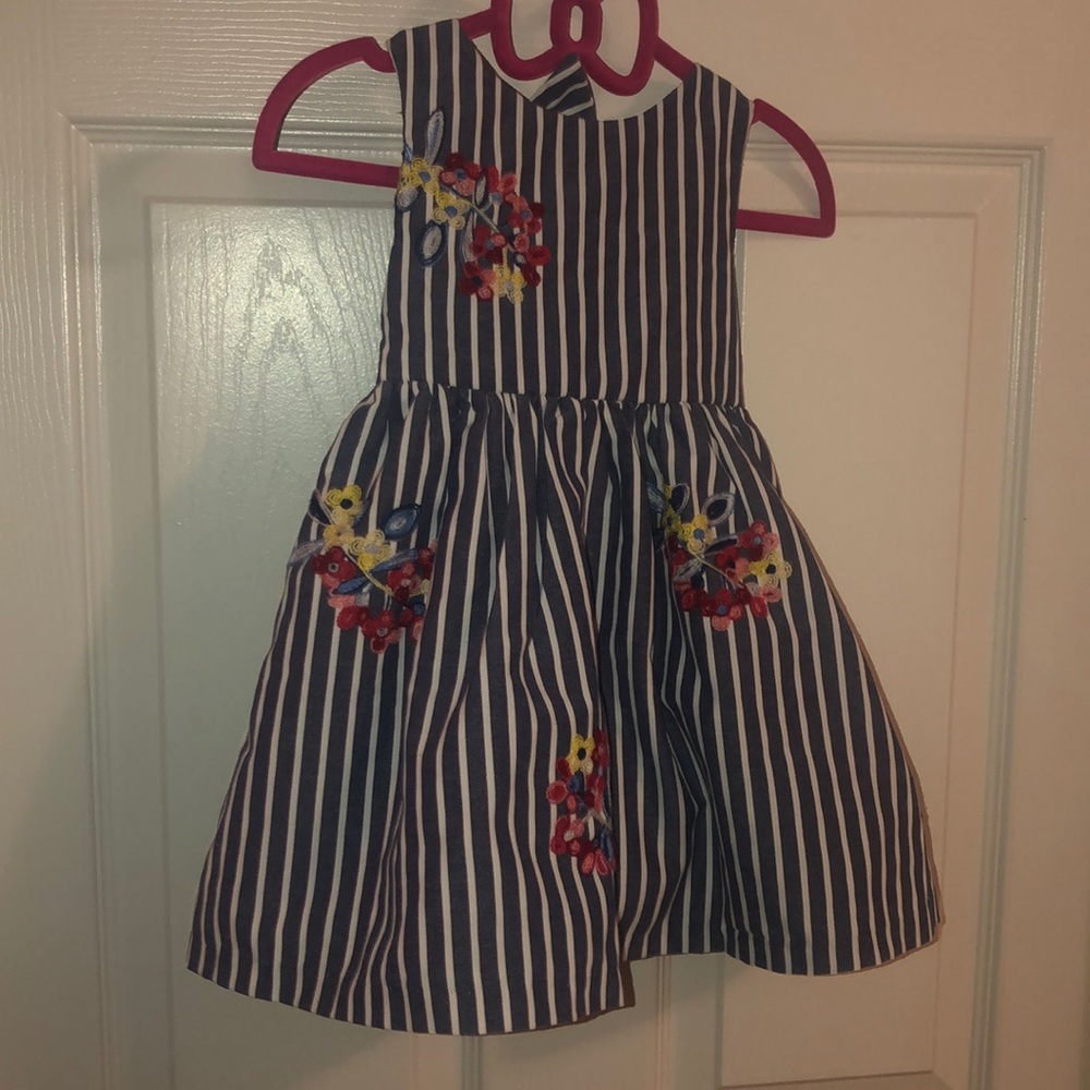 Rare editions 2T embroidered summer dress